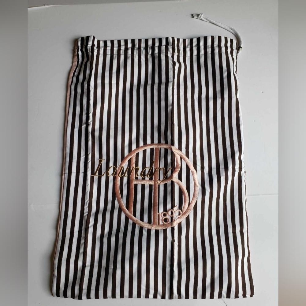 Henri Bendel Striped Laundry Travel Bag